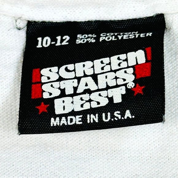 Vintage Screen Stars Kids" Hog Heaven T-Shirt - Tag Size 10-12 - Picture 6 of 6